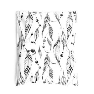 50 10x13 in boho polymailers shipping set feathers print shipping supplies new